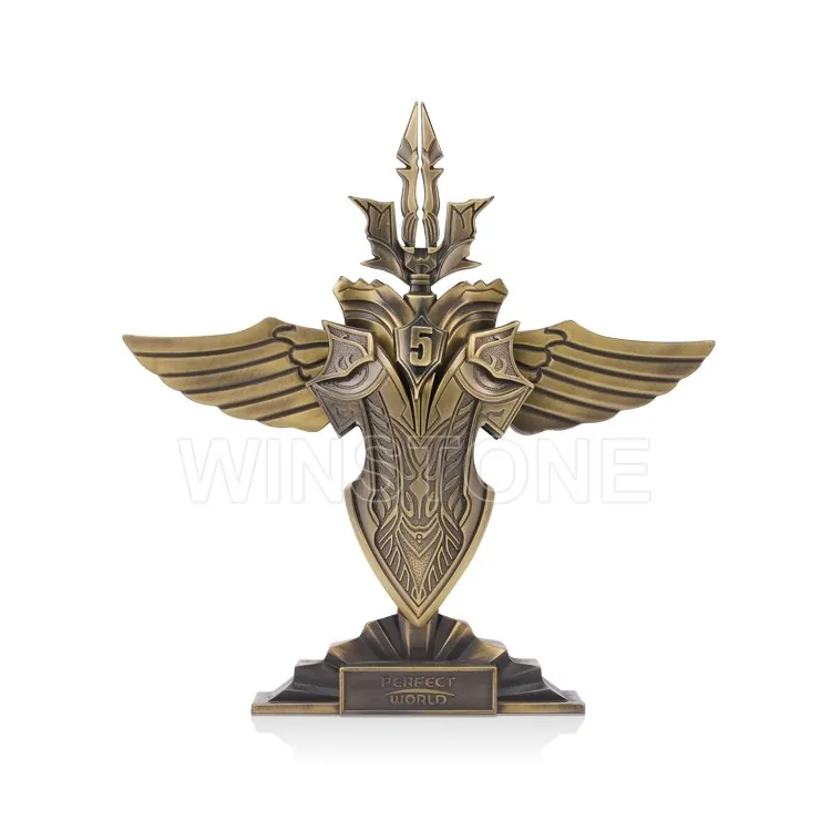 Winged Emblem Desk Award