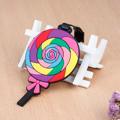 Lollipop Soft PVC Luggage Tag
