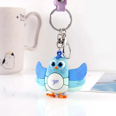 Bird Soft PVC Keychain