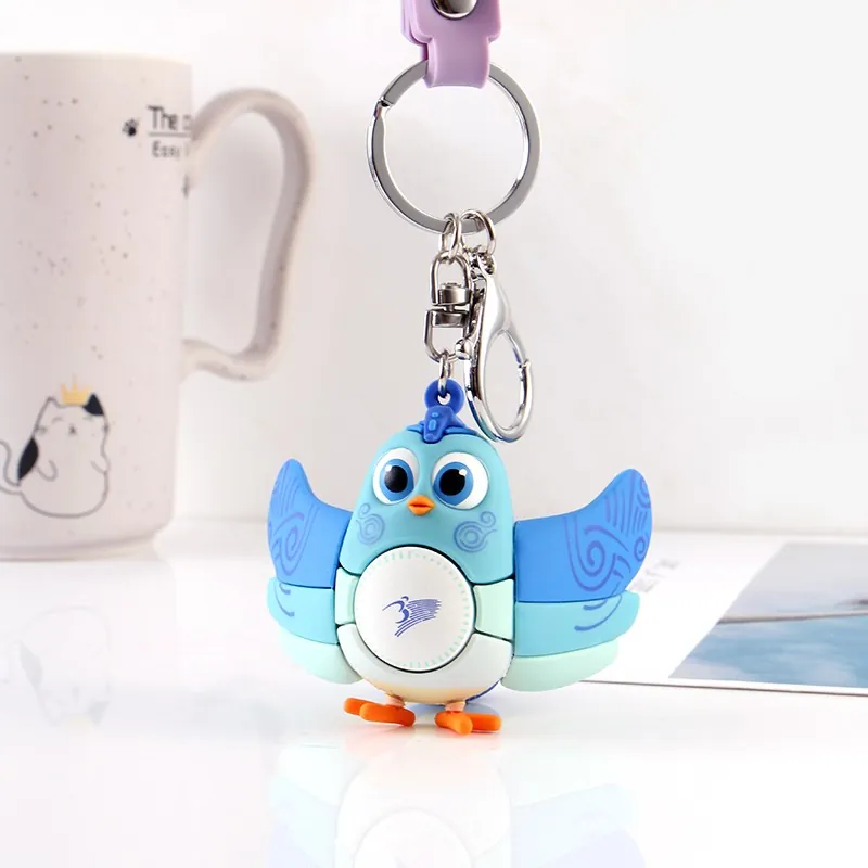 Bird Soft PVC Keychain