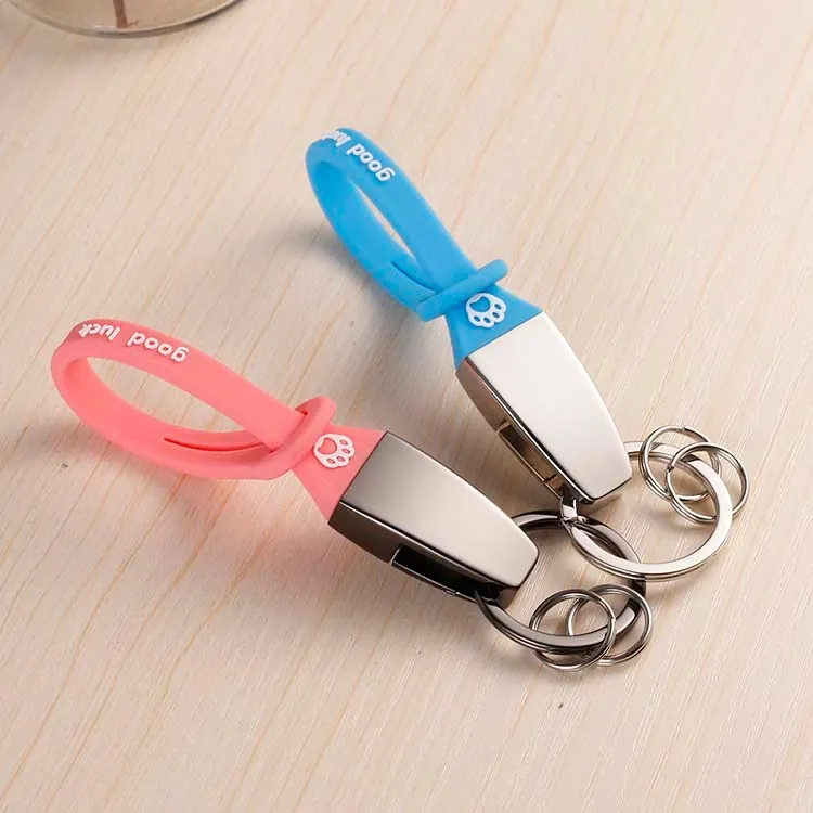 Silicone Loop Keychain